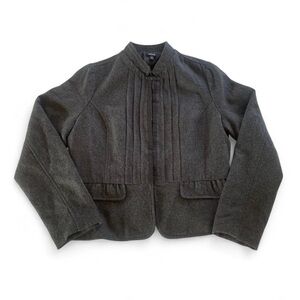 Grey military style blazer